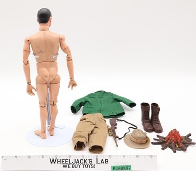 LGB LSC BEIGE ARMY初期 White Tiger Hunt 1970 Painted Black Hair 1964 GI Joe Hasbro 12