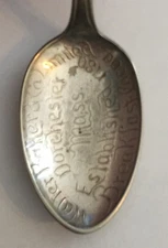 Walter Baker & Co Dorchester Massachusetts Vintage Souvenir Spoon Collectible