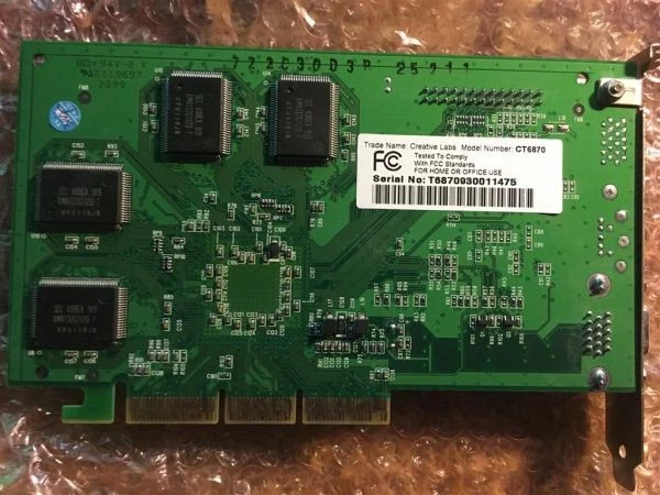 Ct6870 creative labs nvidia riva tnt video card agp - Image 2 of 4