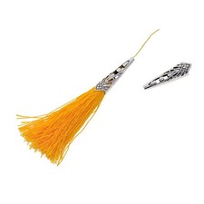 30pcs Tiny Hollow Cone End Bead Caps Horn Tassel Caps