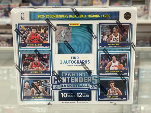 2021-22 Panini Contenders Basketball HOBBY BOX 2 Autographs Factory Sealed F/S