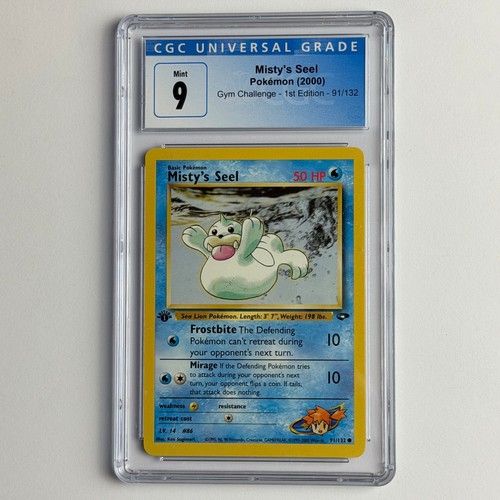 Misty's Seel (1st Edition) graded CGC 9 for sale on eBay