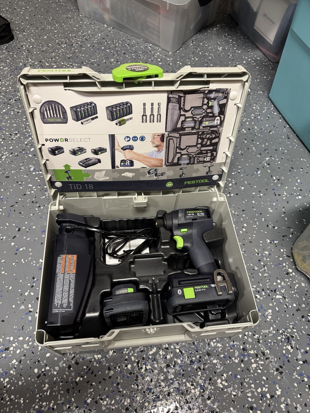Festool Tid 18 Cordless Impact Driver with Systainer And Battery