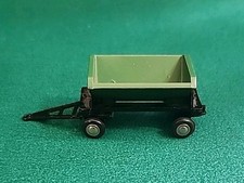 Vtg Schuco Piccolo 768 V Dump Trailer Anhanger Muldenkipper Kipplor, Green RARE