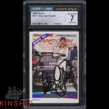 Dale Earnhardt Sr signed 1994 Maxx Trading Card JSA CGC Slab NASCAR Auto C6014
