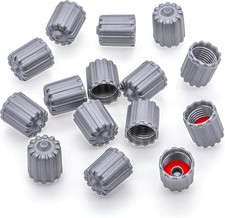 15PCS TPMS Tire Valve Stem Caps, Plastic Wheel Tire Valve Stem, with O-Ring