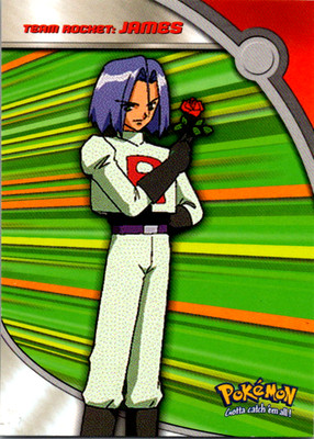 Topps 2000 Pokemon TV Animation Edition Heroes & Villains Team Rocket: James HV4