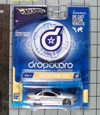 Hot Wheels 2004 1/43 Dropstars, Mercedes-Benz SL55, silver