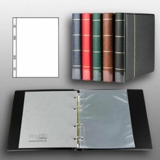 Prophila Ersttagsblatt-Album mit 20 Hüllen für Ersttagsblätter (ETB) schwarz