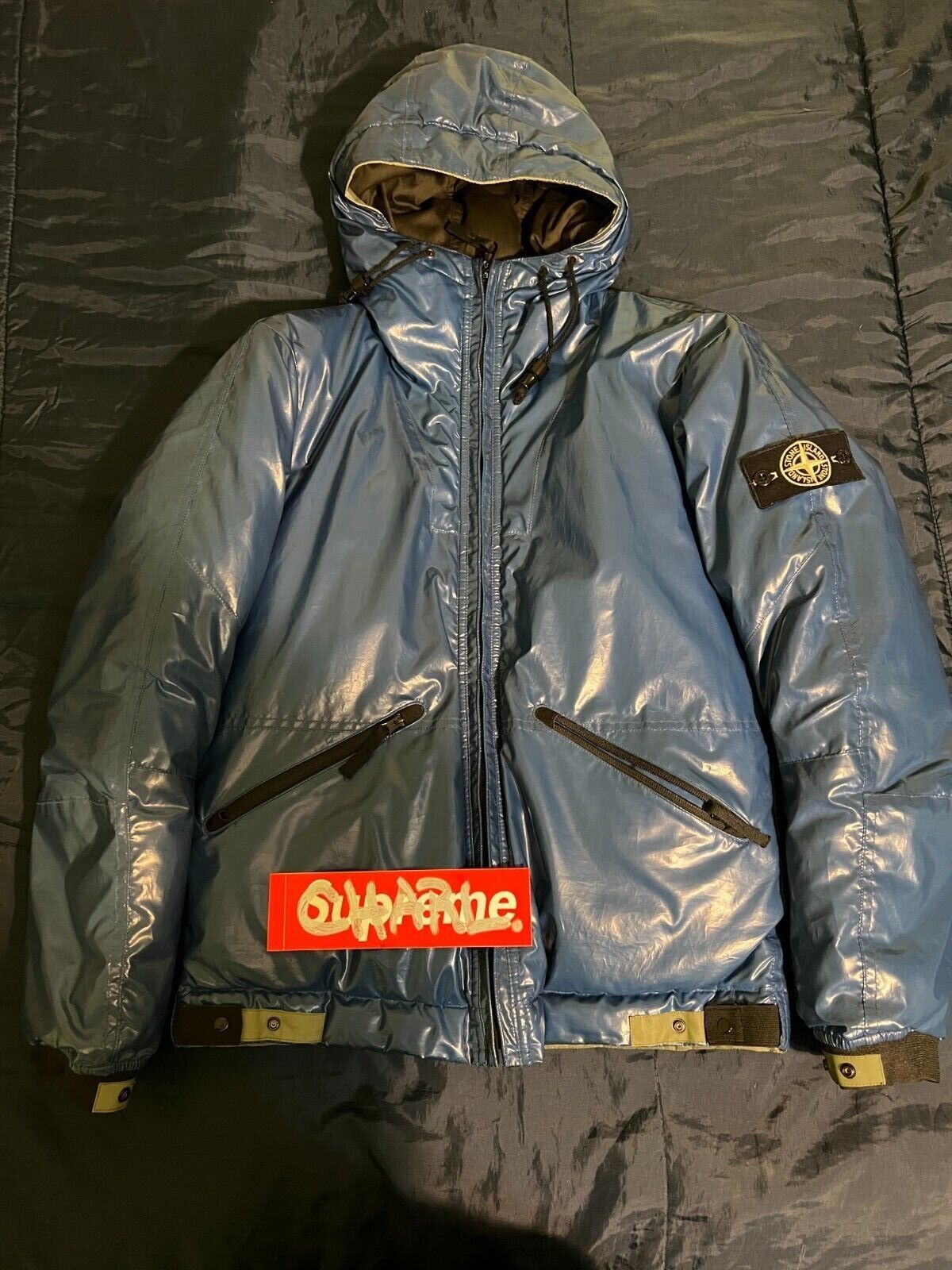 感熱発色生地stone  island ICE JACKET_’010 アイスジャケット