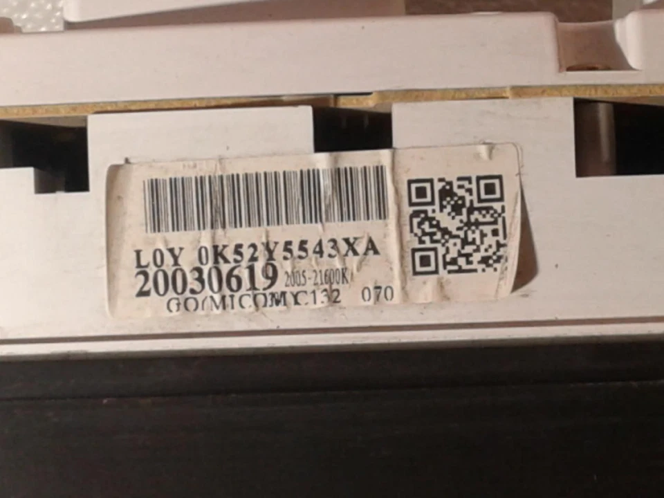 Medidor de velocímetro usado se adapta a: Kia Sedona Cluster 2003 MPH grado A Foto 4 de 4