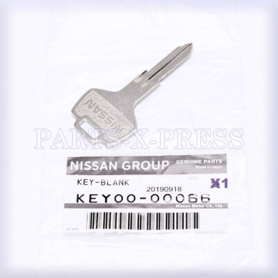 OEM GENUINE NISSAN PATROL PULSAR SENTRA BLANK METAL UNCUT SPARE KEY  KEY00-00066