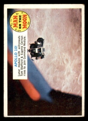 1969 Topps Man on the Moon #33A Apollo 10! VG | eBay