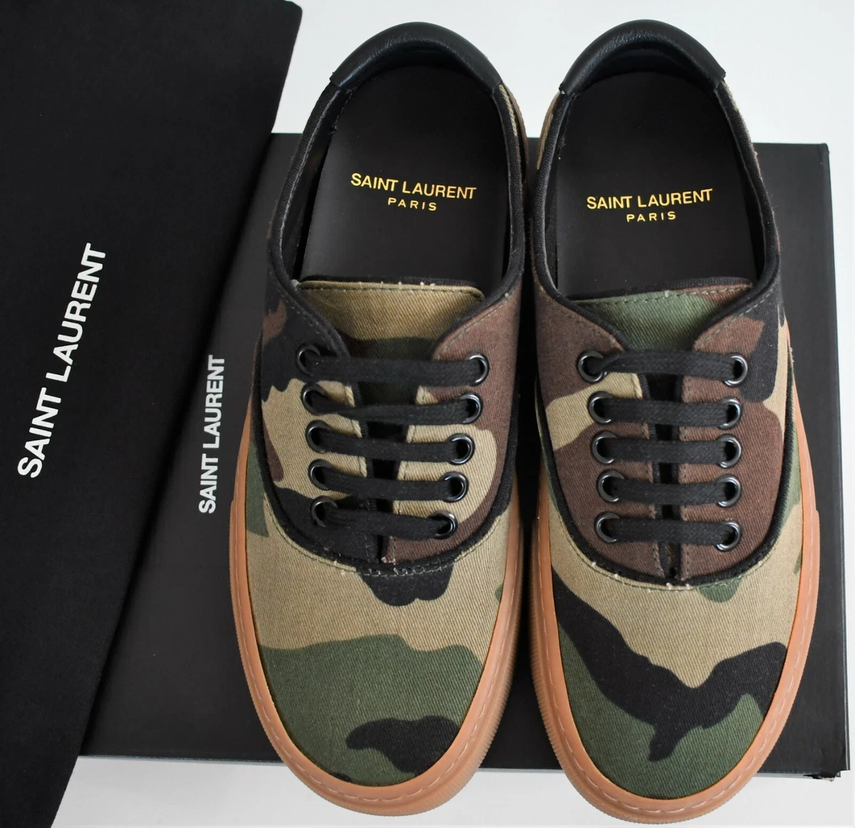 Saint laurent top camo sneakers