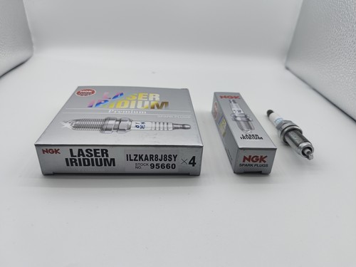 Set 4Pcs ILZKAR8J8SY 95660 New Brands Spark Plugs for Volvo XC70 2015-2016 - Picture 2 of 24