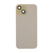 Complete Back Glass Assembly for Apple iPhone 15 Yellow Aftermarket Replacement