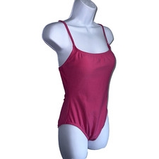 Vtg Cole Of California Pink One Piece Swimsuit Size 10 Lightly Lined Maillot