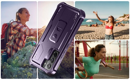 Funda Dexnor Cuerpo Completo Antigolpes para Samsung Galaxy S22 Soporte Incorporado - Imagen 63 de 63