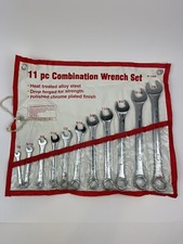 11 pc Combination Wrench Set Heat Treated All...