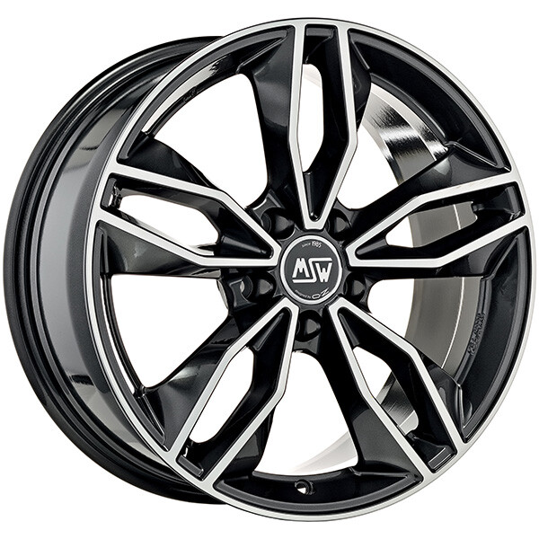 ALLOY WHEEL MSW MSW 71 FOR MG HS 8,5X19 5X112 GLOSS DARK GREY FULL POLISHED ZUN