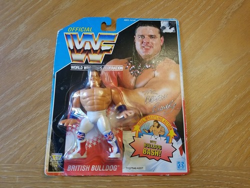 WWF WWE Hasbro Series 4 MOC British Bulldog - 1991...