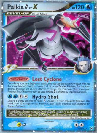 Pokemon - Palkia G LV.X - 125/127 - Platinum Base Set - Ultra Rare - Played
