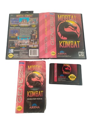 MORTAL KOMBAT 2 Sega Genesis CIB Tested & Works | Case, Game and Manual EUR 20,33 - ES