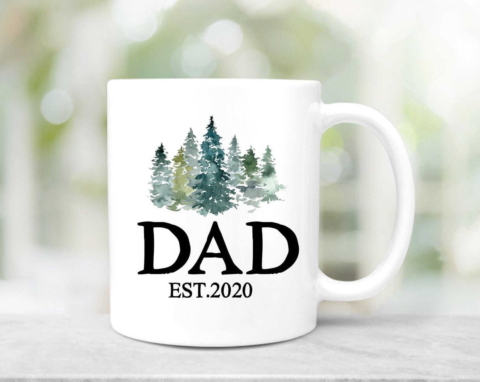Dad Mug Personalized Father Mug Daddy Gift Fathers Day Gift Best Dad Ever Mug