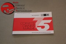 1975 75 Chevy Chevrolet Vette Corvette Owners Owner's Manual