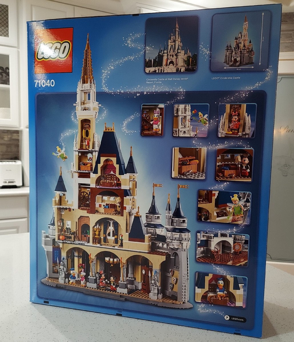New LEGO Disney Cinderella Castle 71040 Walt Disneyworld