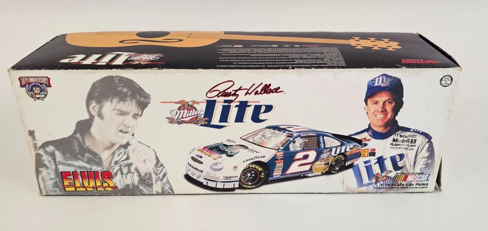 Banco de bomba de gas Wallace Miller Lite 1998 acción 1/16 oxidado Elvis Foto 2 de 4