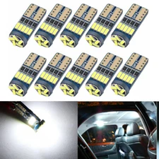10/20 T10 194 168 W5W 15SMD LED for Interior Map Dome License Plate Light Bulbs