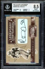 Michael Irvin 2001 Playoff Contenders Legendary Auto #69 BGS 8.5 (9.5 9 9.5 8)