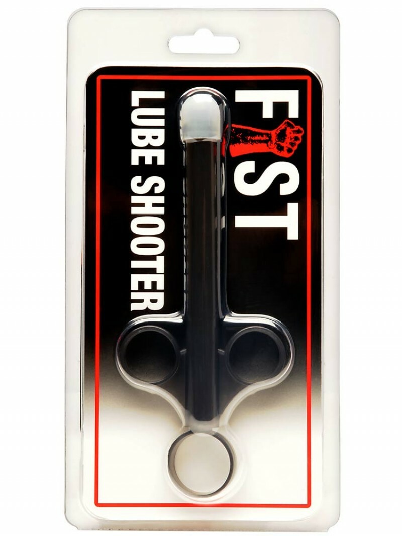 FIST LUBE SHOOTER Anal Lubricant Launcher Applicator Black