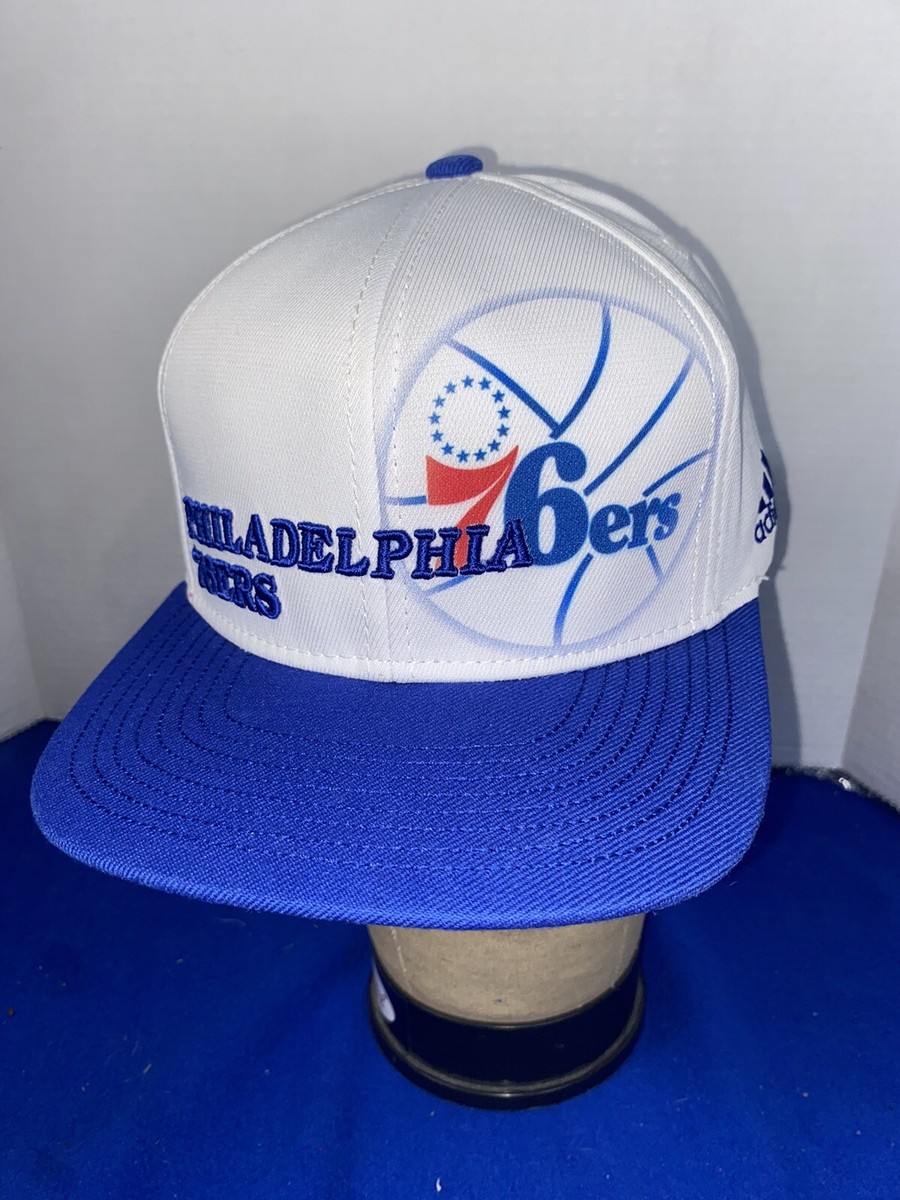 VTG Adidas Philadelphia 76ers Asjustable Strap back Hat Flat Brim