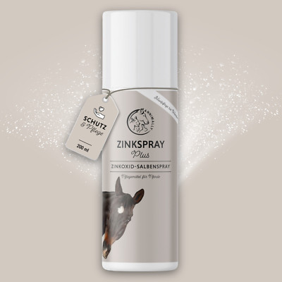 Zinkspray Plus 200 ml - Zinkoxid Salbenspray für Pferde - Annimally