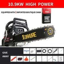 10.9KW 98CC Chainsaw Logging Saw High-power Petrol Saw Handheld Chainsaw New