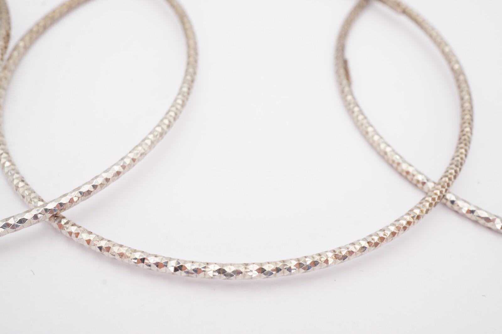 Sterling Silver 925 4 Stacking Bangle Bracelets 8… - image 10