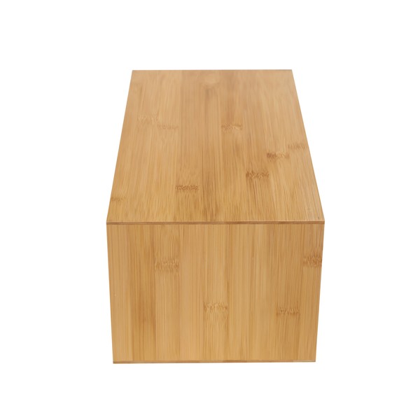 Organizador de escritorio de bambú, caja de almacenamiento para cajón de escritorio, para hogar 3