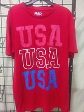 New Men's Size XL USA Flag T Shirt American Patriotic Tee