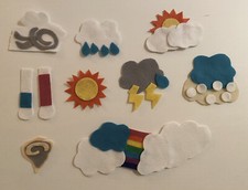 Weather Felt Story - Children's Felt Story / Flannel Board Story