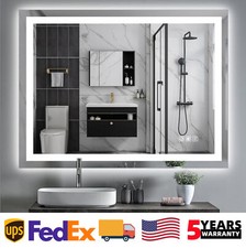 48'' x 36'' Dimmable LED Bathroom Mirror Light w/ Infinite Color Temp Anti-Fog