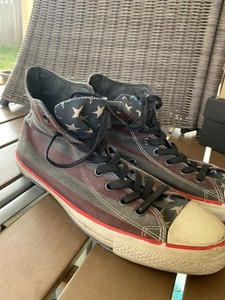 stars and stripes converse high tops