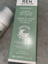 REN Clean Skincare EVERCALM Global Protection Day Cream - 1.7 fl oz (50 ml)