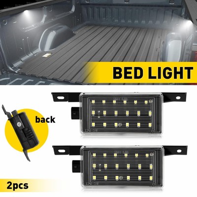 2pcs White LED Truck Bed Cargo Light For 14-19 Chevy Silverado 1500 L+R SET