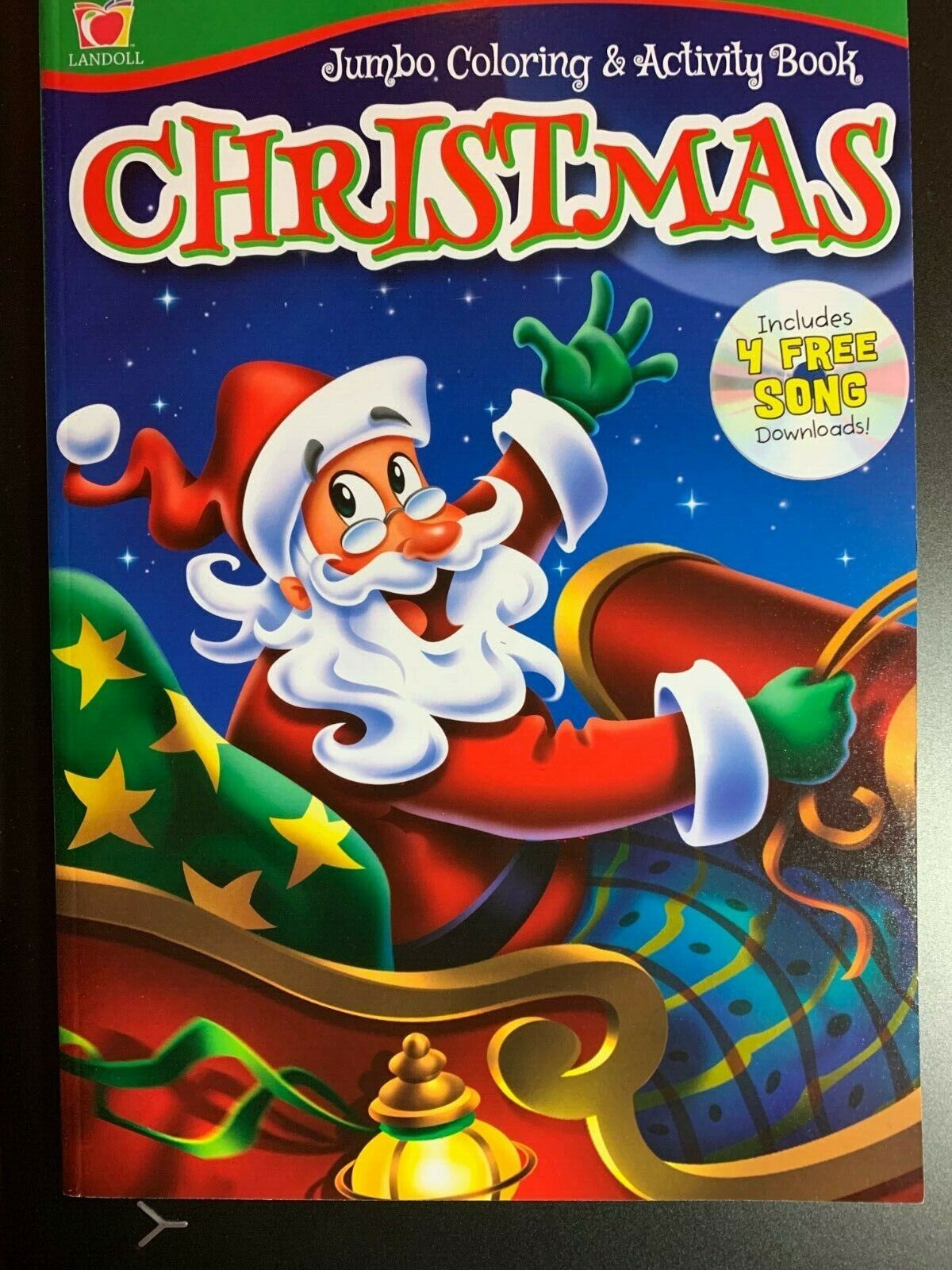 CHRISTMAS JUMBO COLORING & ACTIVITY BOOK, WITH 4 HOLIDAY SONG DOWNLOADS  SLED 858476005971 | eBay