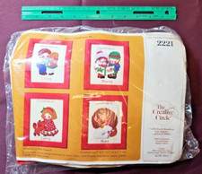 THE CREATIVE CIRCLE 1981 Christmas Is Crewel Embroidery Stitchery Kit 2221 NEW