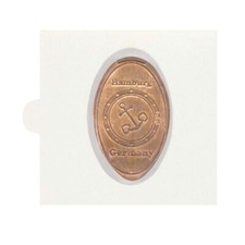 HARTBERGER M&uuml;nzr&auml;hmchen mit ovalem Ausschnitt 38 x 24 mm f&uuml;r Pressed Pennies, se