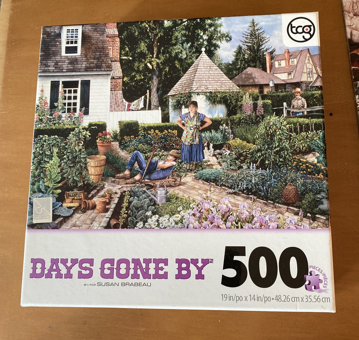 Sure-Lox 500 Piece Puzzle Days Gone By: The Lady Gardener By Susan
