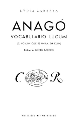 Lydia Cabrera Anago (Tascabile)
